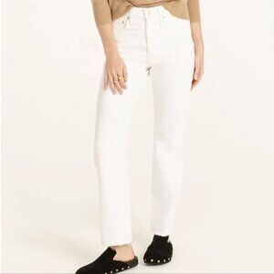J Crew Petite slim boyfriend jean in white BF534, 31P